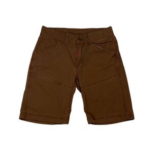 Outdoor Research Mens Brown Hiking Shorts Size 32 Cotton Nylon Stretch Trekking